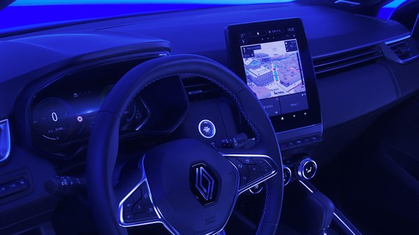 Renault Clio E-Tech full hybrid - prilagodljiv digitalni brzinomjer od 10", multimedijalni ekran osjetljiv na dodir od 9,3"