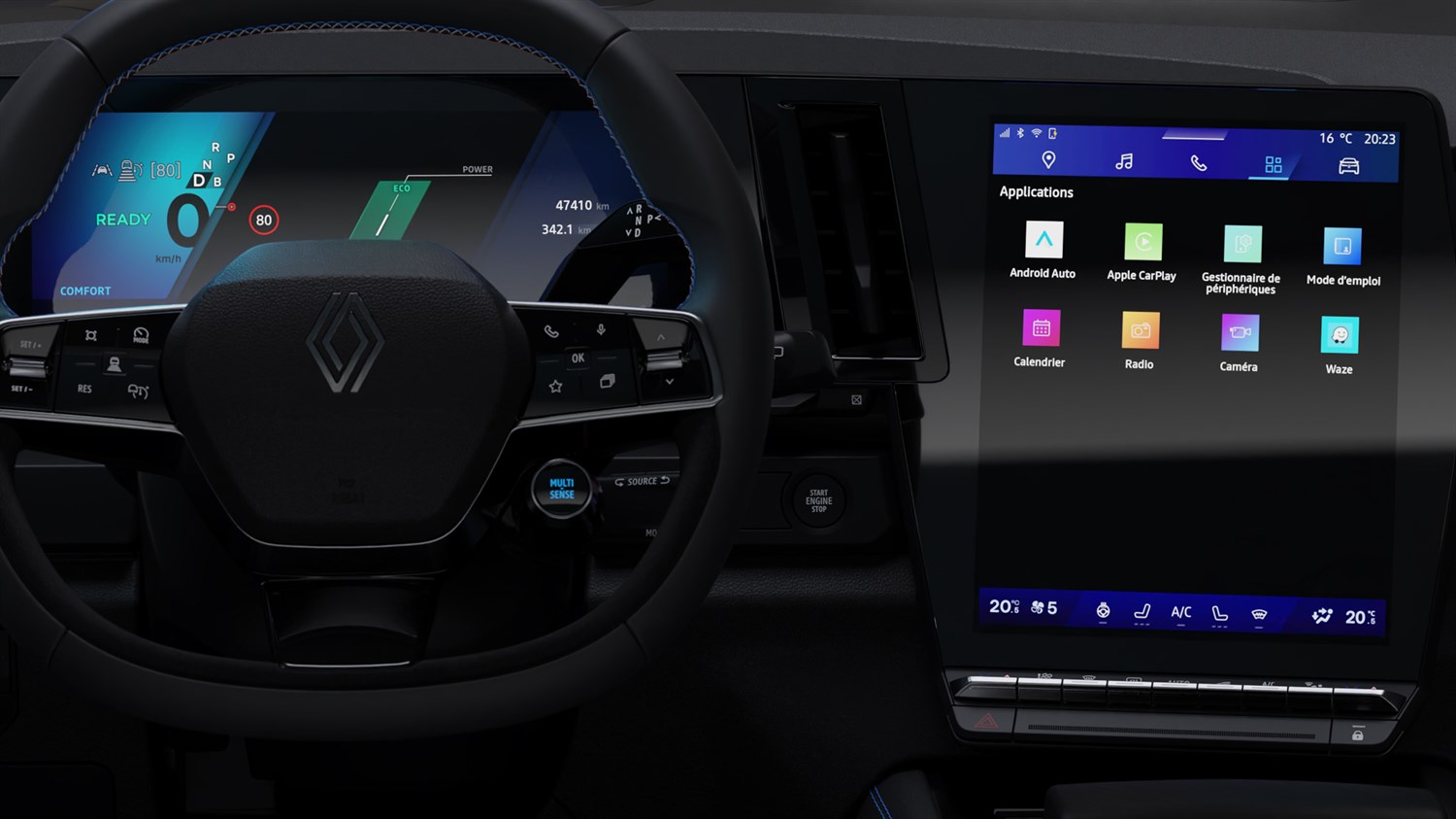 Renault Rafale E-Tech hybrid - openR - multimedijalni sistem