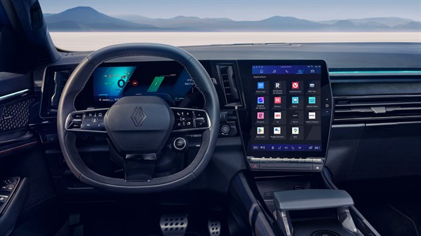 Rafale E-Tech hybrid - interior dizajn