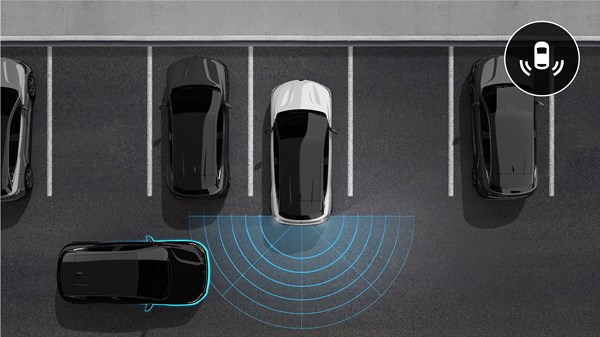 Renault Megane E-Tech 100% električni - upozorenje o unakrsnom saobraćaju pri izlasku sa parkinga unazad
